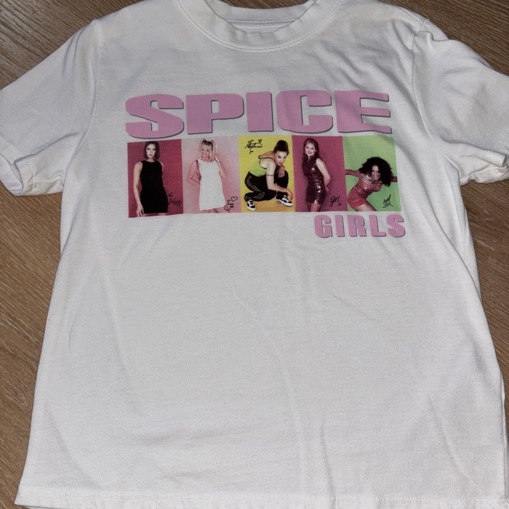 Abercrombie girls graphic t-shirt SPICE GIRLS size 7/8